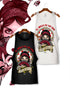 Camiseta tirantes Flamenca diseño de Lola flores