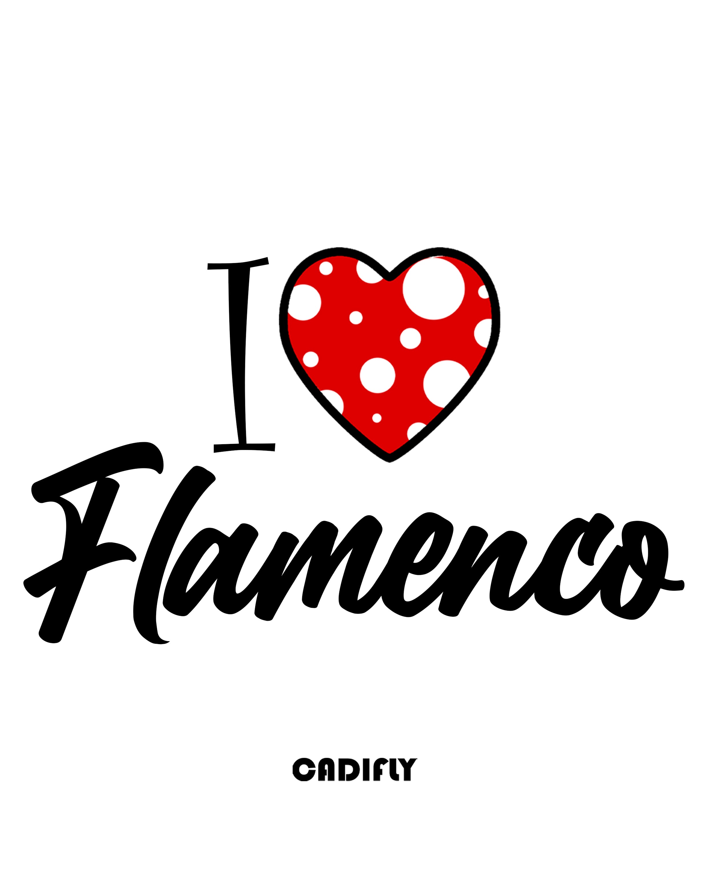 Diseño de i love Flamenco