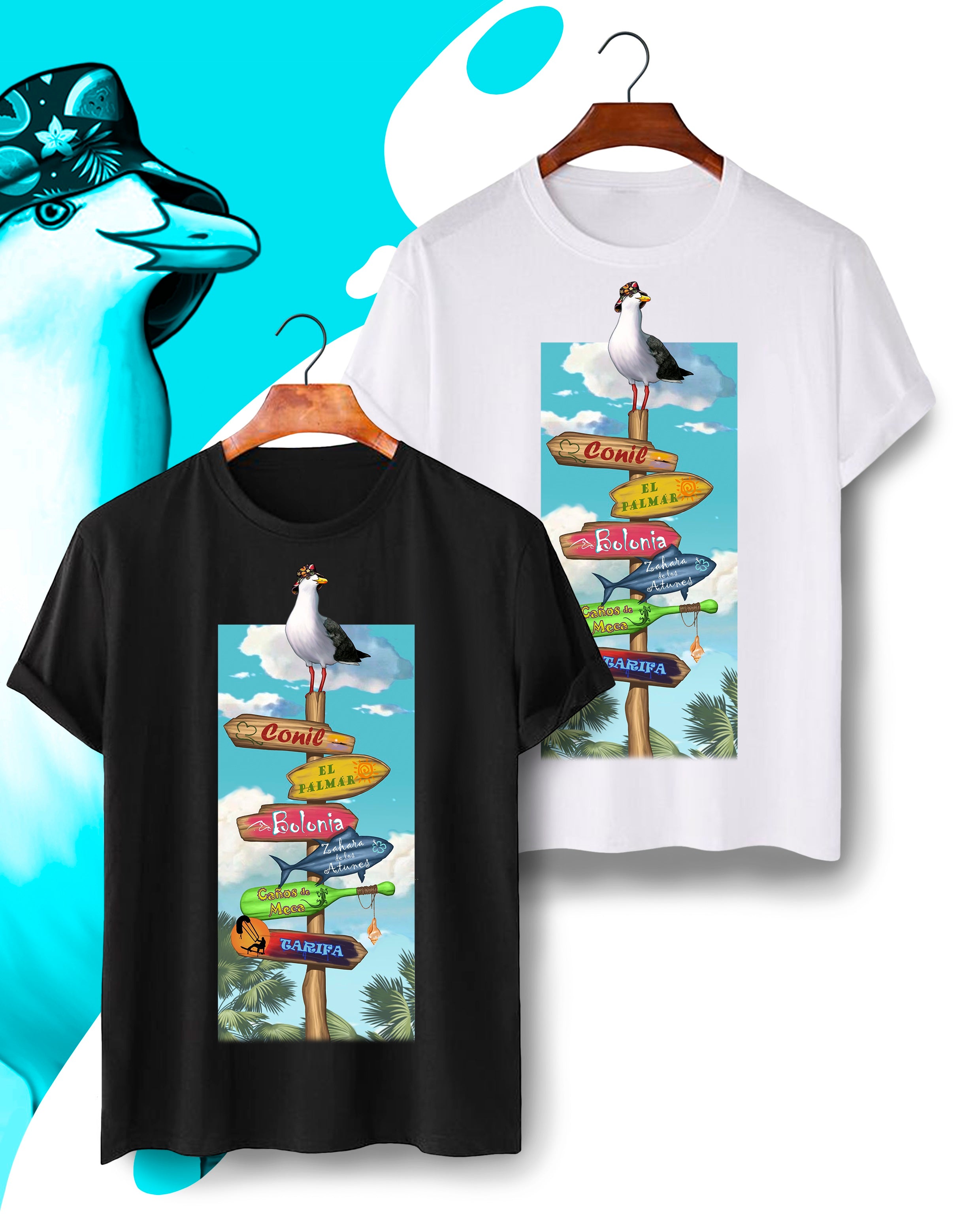 Camiseta Unisex con diseño de Cadiz