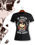 Camiseta Mujer Rockera con un diseño calavera 