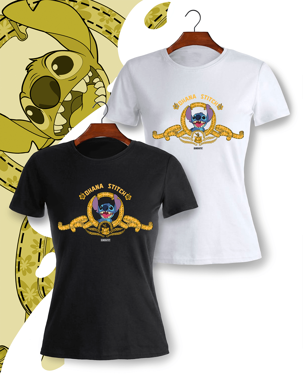 Camiseta friki de mujer de Lilo y Stich