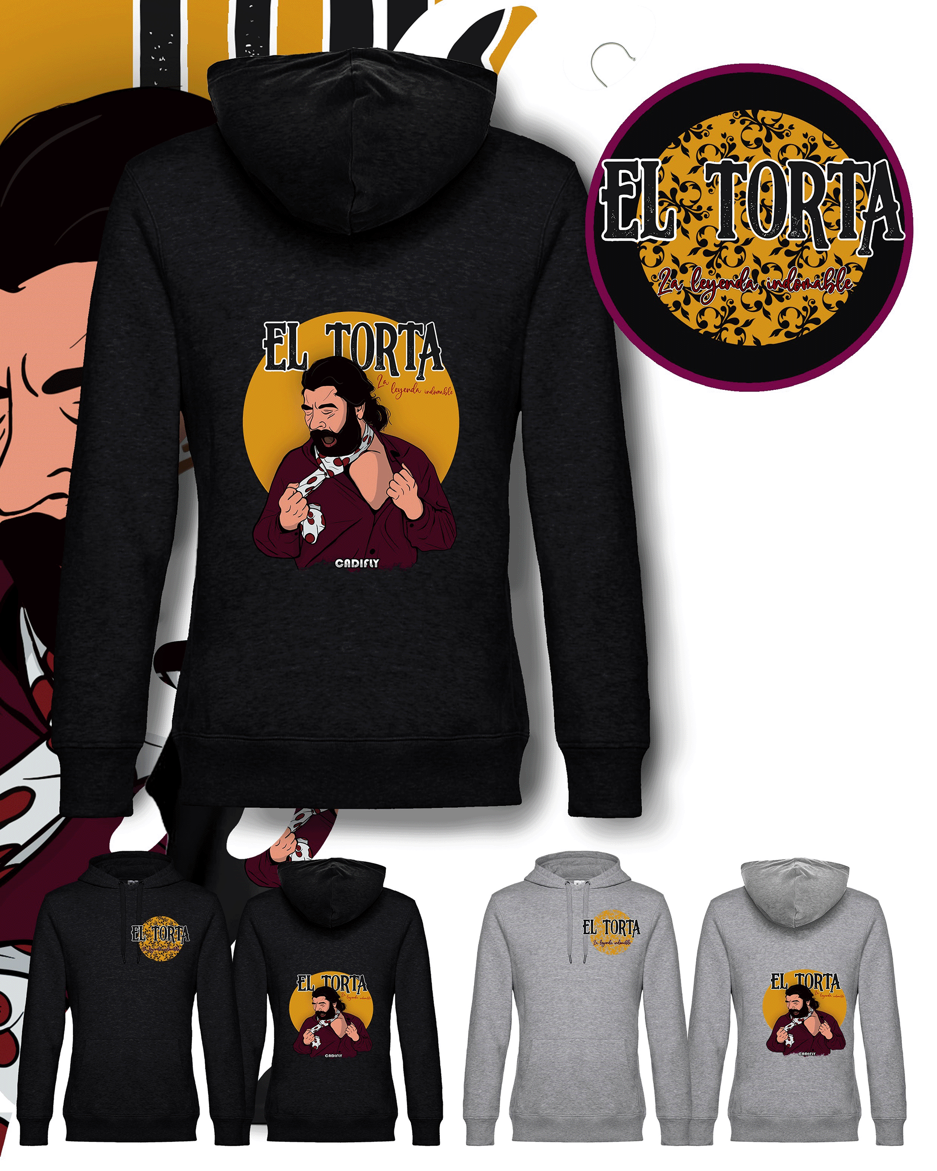 Sudadera Flamenca en homenaje a El Torta
