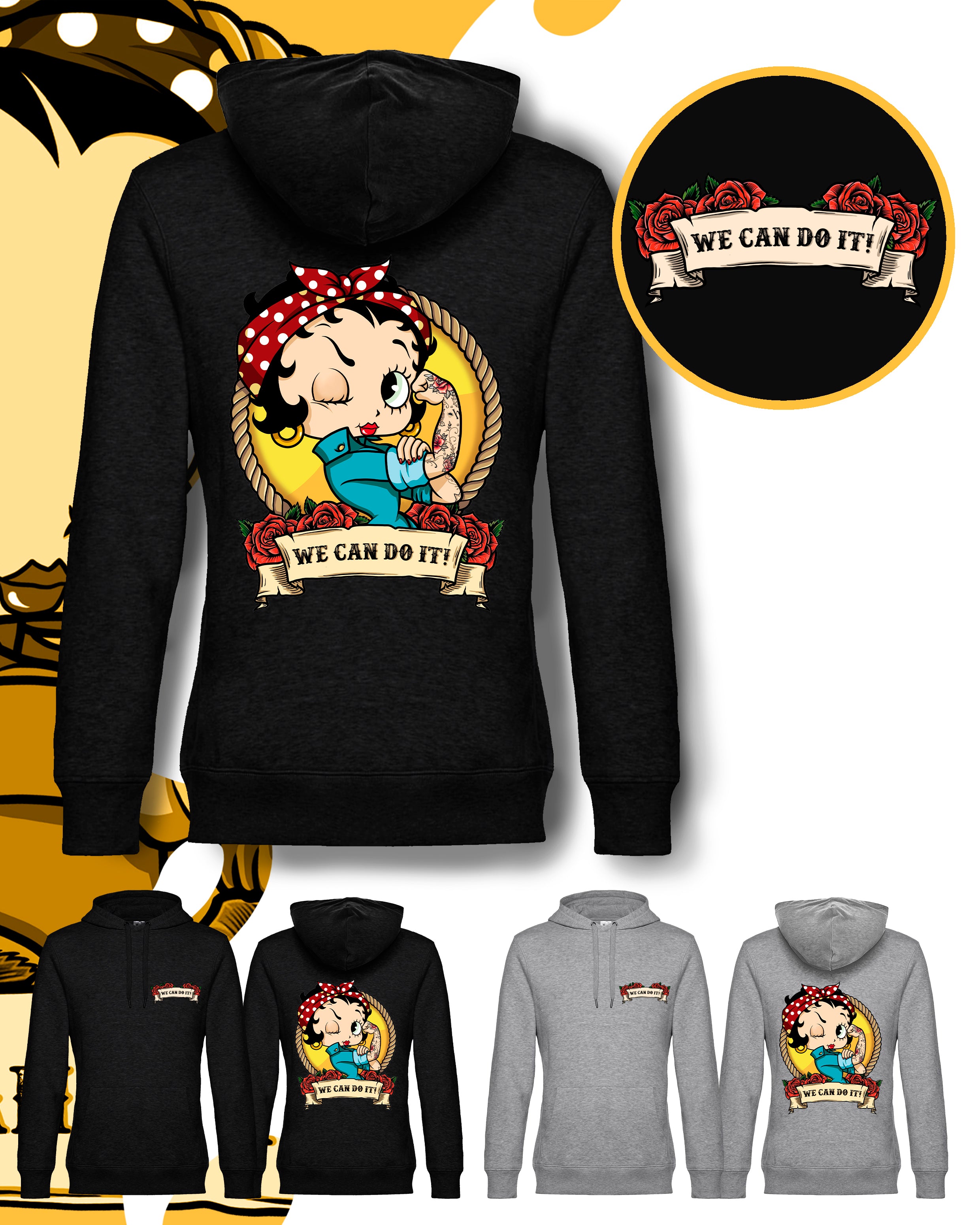 Sudadera Friki con diseño de Betty boop