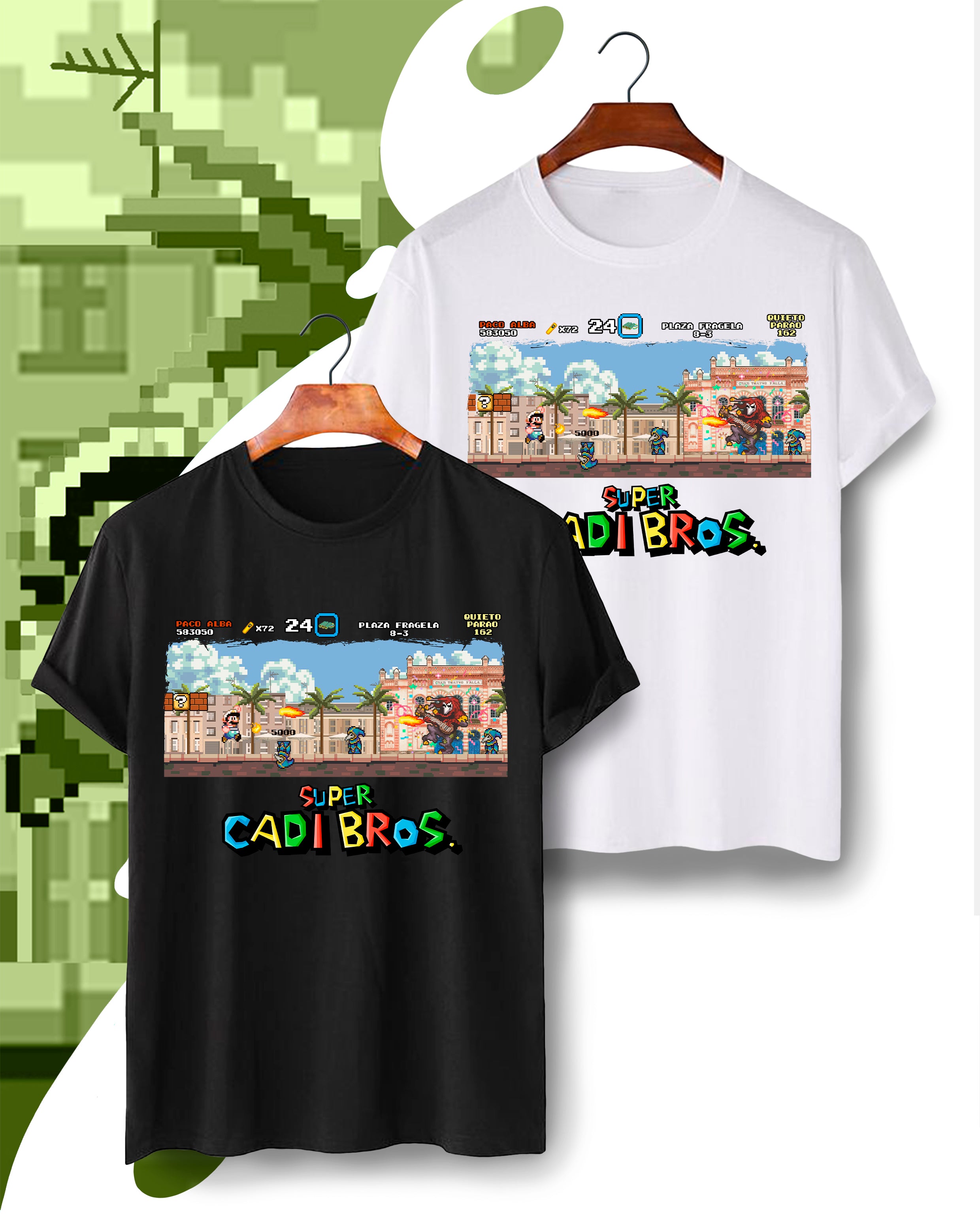 Camiseta de Mario Bros en el teatro Falla de Cadiz