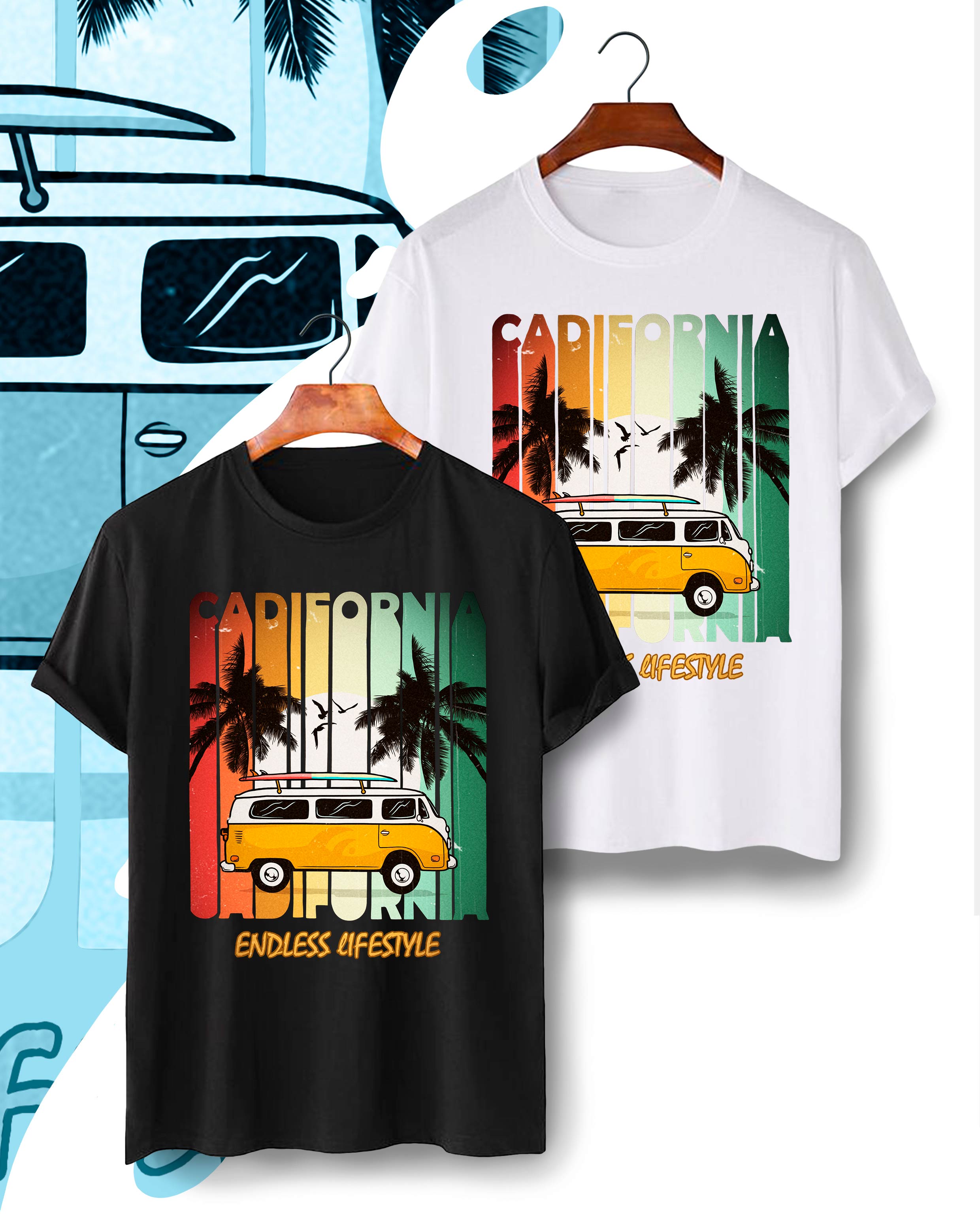 camiseta cadifornia con el estilo de cadiz