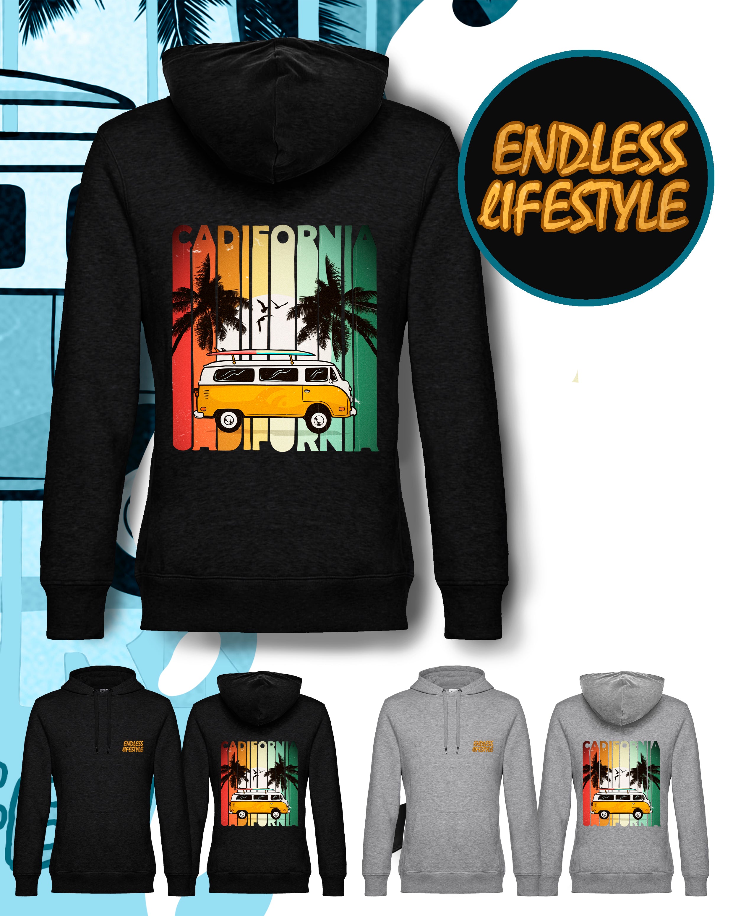 Sudadera Cadifornia con un estilo de Cadiz 