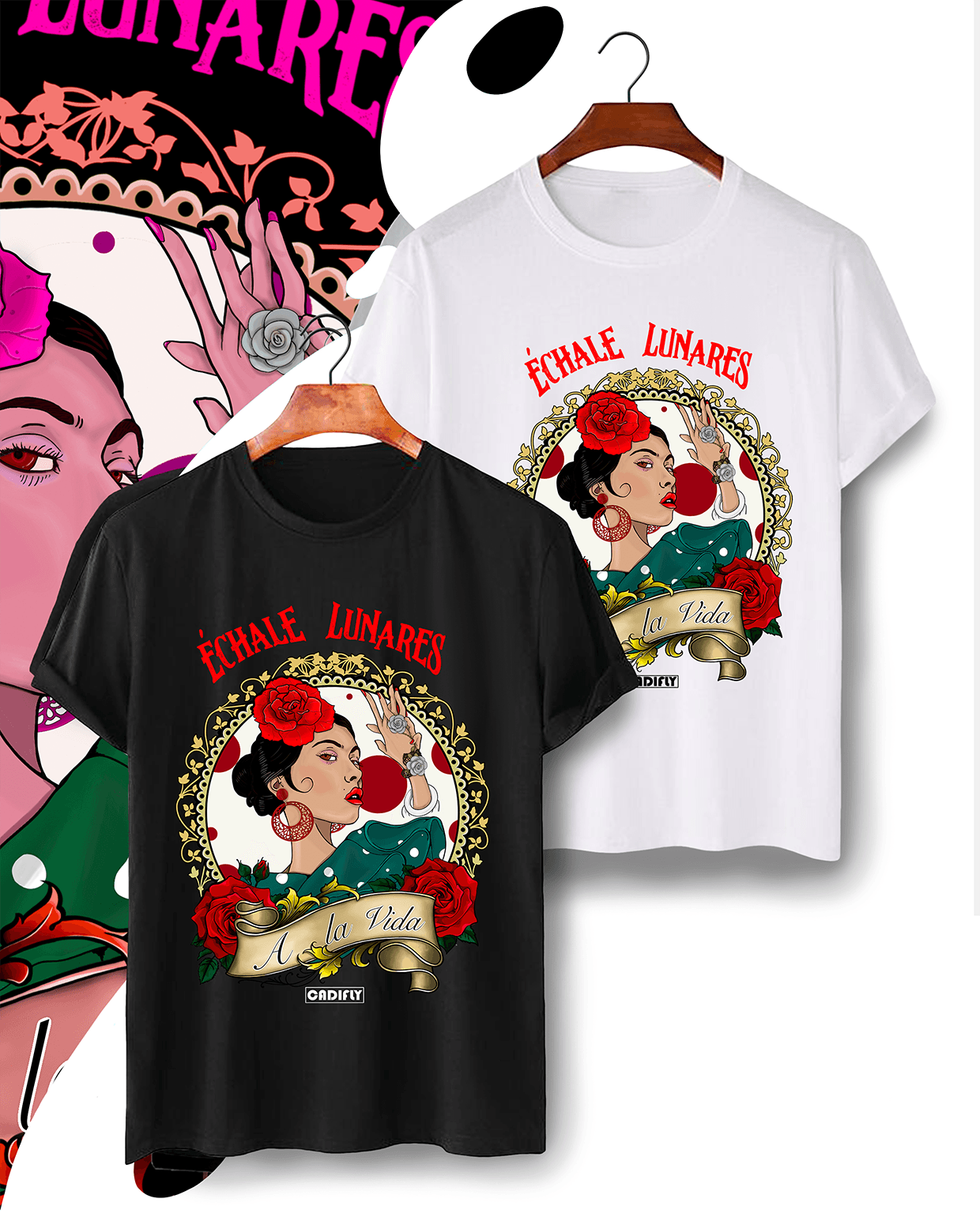 camiseta gitana flamenca de la feria de Sevilla