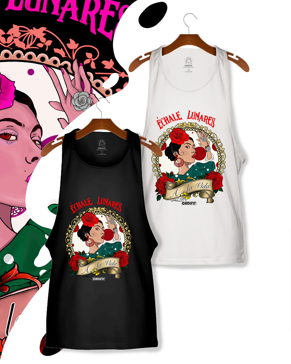 camiseta de Gitana vestido de lunares para la feria de Sevilla