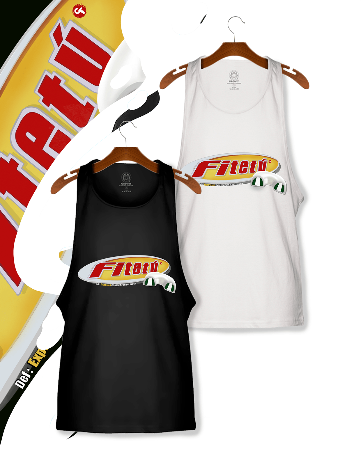 Camiseta tirantes con la palabra tipica de Cadiz Fitetu 