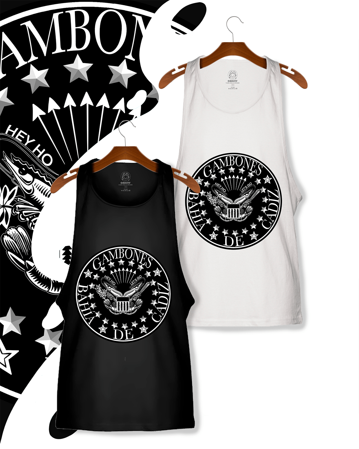 Camiseta de tirantes de los Ramones al estilo de Cadiz