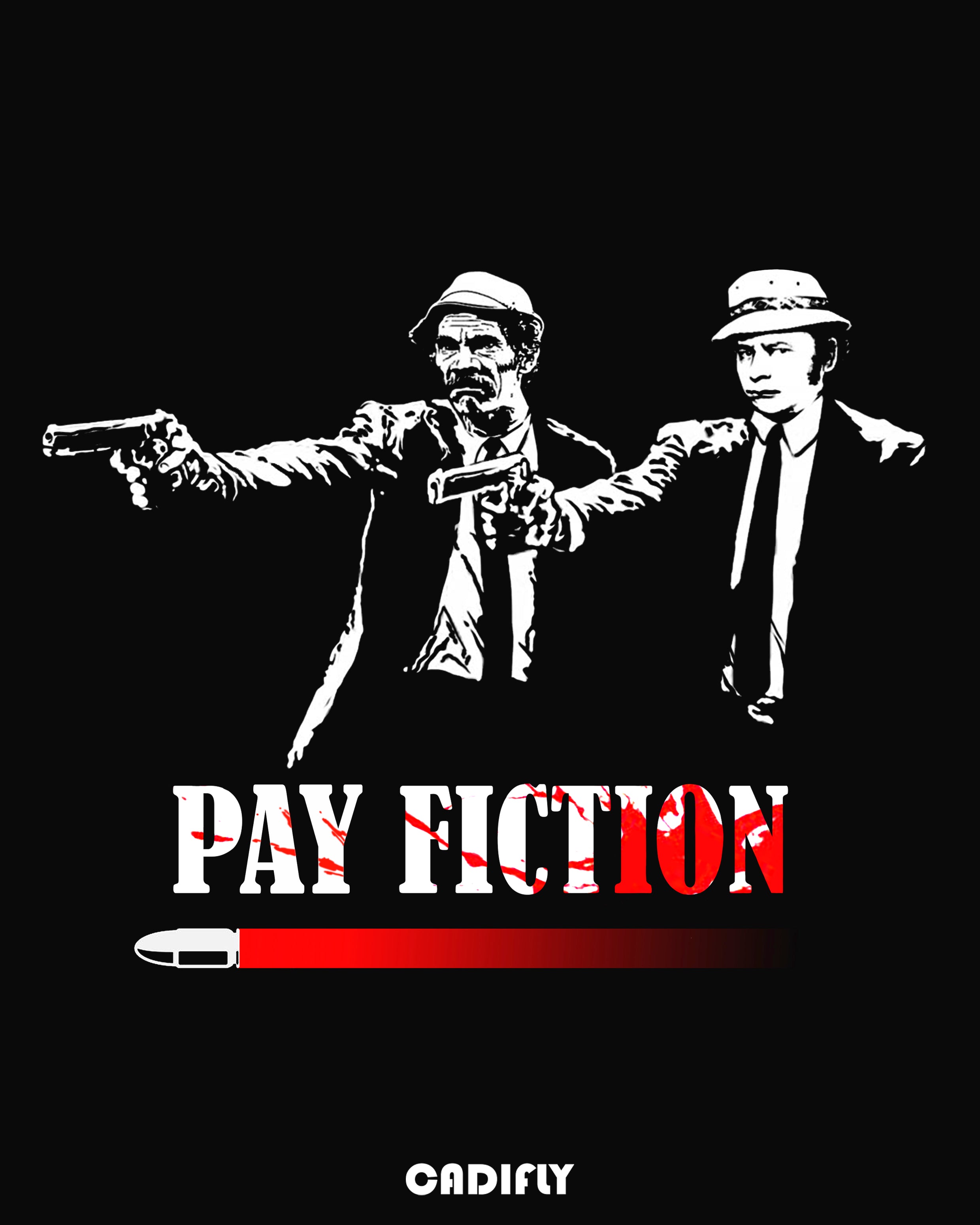 Diseño de Pulp Fiction al estilo Friki 