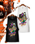 Camiseta tirantes Daft Punk y Barrio Sesamo