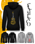 Sudadera Flamenca con diseño de una Guitarra y letras flamencas